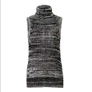 Derek Lam 10 Crosby Black knit sleeveless sweater